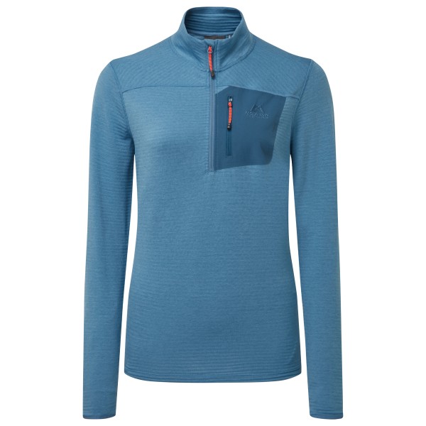 Mountain Equipment - Women's Lumiko Zip T - Fleecepullover Gr 10 blau von Mountain Equipment