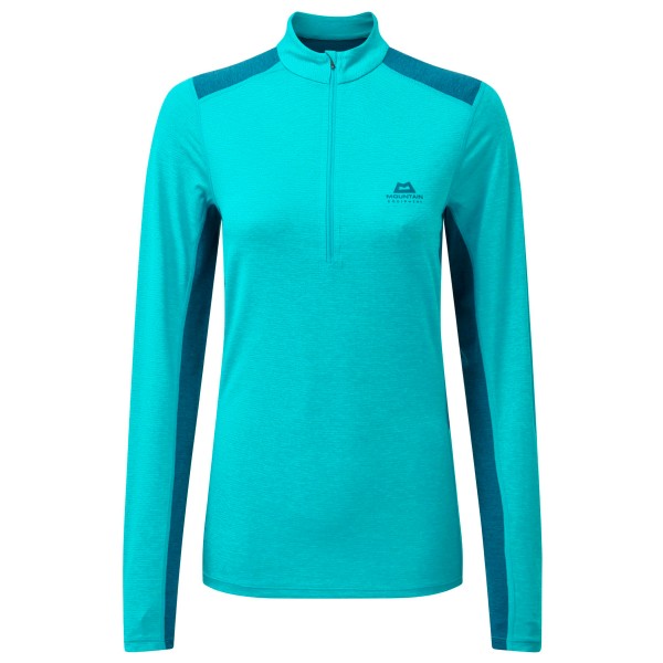 Mountain Equipment - Women's Nava L/S Zip T - Funktionsshirt Gr 8 türkis von Mountain Equipment