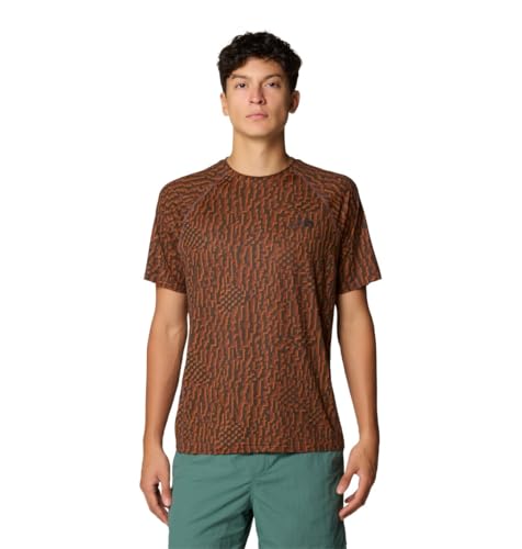 Mountain Hardwear Crater Lake Herren Kurzarm, Warmes Asche-Digidaze-Druck, XL von Mountain Hardwear