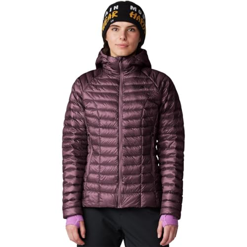 Mountain Hardwear Damen Ghost Whisperer Hoody, Blackberry, L von Mountain Hardwear
