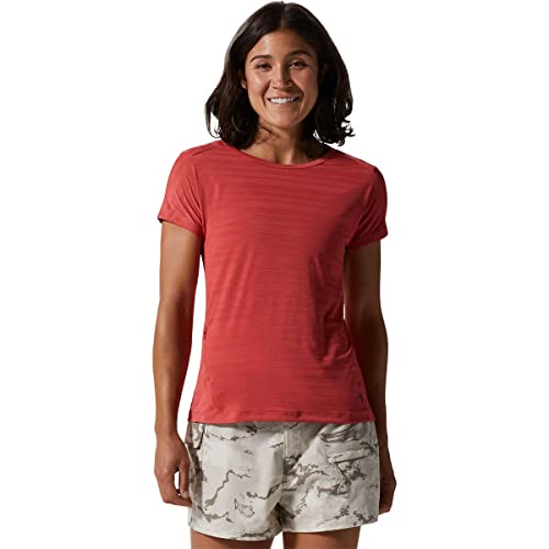 Mountain Hardwear Damen Standard Mighty Stripe Kurzarm-T-Shirt, Calla, Größe S (US) von Mountain Hardwear