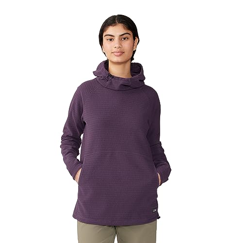 Mountain Hardwear Damen Summit Grid Tunika Hoody Jacke, Blurple, Medium von Mountain Hardwear