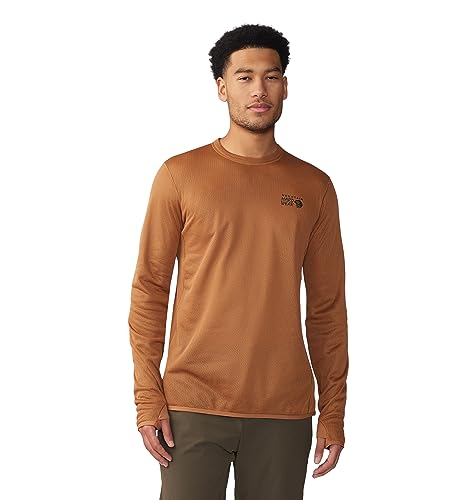 Mountain Hardwear Herren Airmesh Long Sleeve Crew Sweatshirt, Kupferton, Small Mountain Hardwear Herren Airmesh Long Sleeve Crew Sweatshirt, Kupferton, Small von Mountain Hardwear