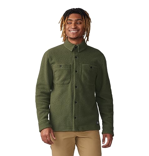 Mountain Hardwear Herren Hicamp Shacket Light Jacke, Surplus Green, M von Mountain Hardwear