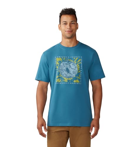 Mountain Hardwear Herren Outdoor Graphic M Short Sleeve Hemd, Baltic Blue, Medium Mountain Hardwear Herren Outdoor Graphic M Short Sleeve Hemd, Baltic Blue, Medium von Mountain Hardwear
