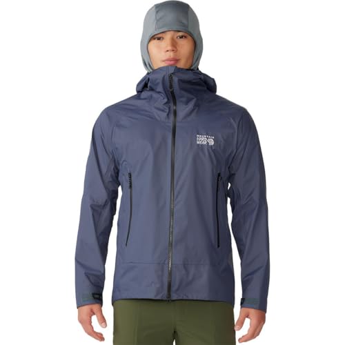 Mountain Hardwear Herren Premonition Ul Jacket24 Jacke, blau, schiefergrau, X-Large von Mountain Hardwear