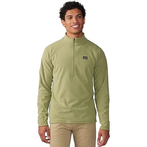 Mountain Hardwear Herren Summit Grid 1/2 Zip Jacke, Leichter Kaktus, X-Large von Mountain Hardwear