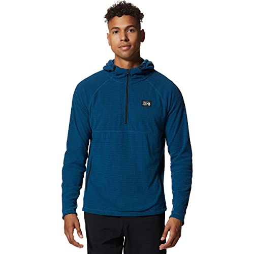 Mountain Hardwear Herren Summit Grid Hoody Thermojacke, Dunkles Caspian, X-Large von Mountain Hardwear