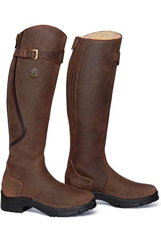 Unisex Winter Reitstiefel SNOWY RIVER braun von Mountain Horse