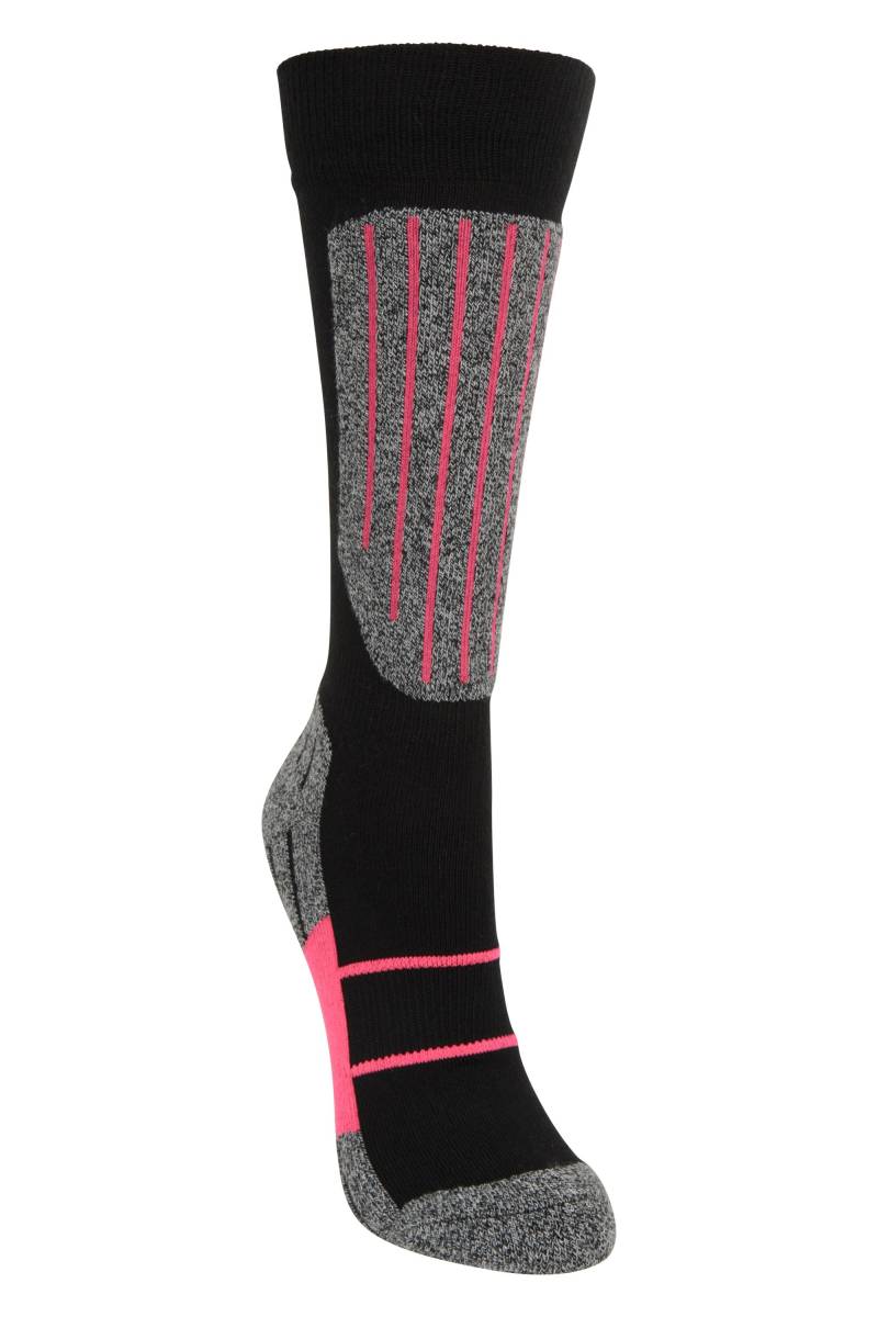 TechCool Pop Kinder Skisocken - Intensiv Pink von Mountain Warehouse