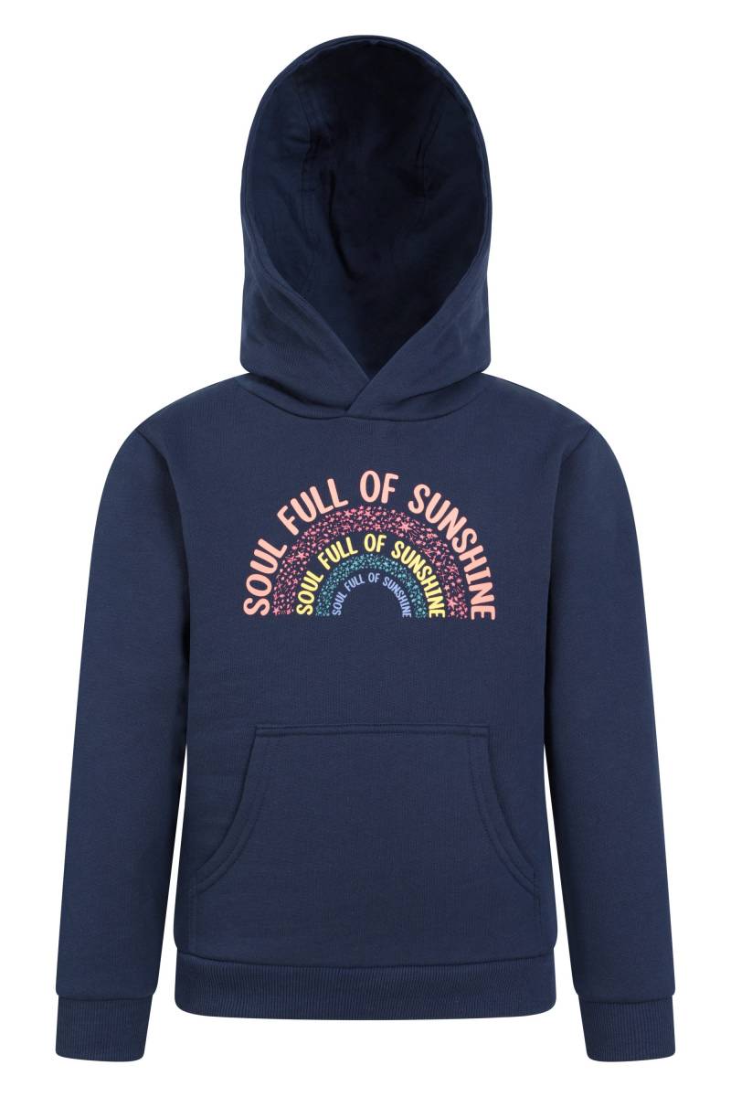 Soul Full Of Sunshine Kinder Kapuzenpulli - Marineblau von Mountain Warehouse