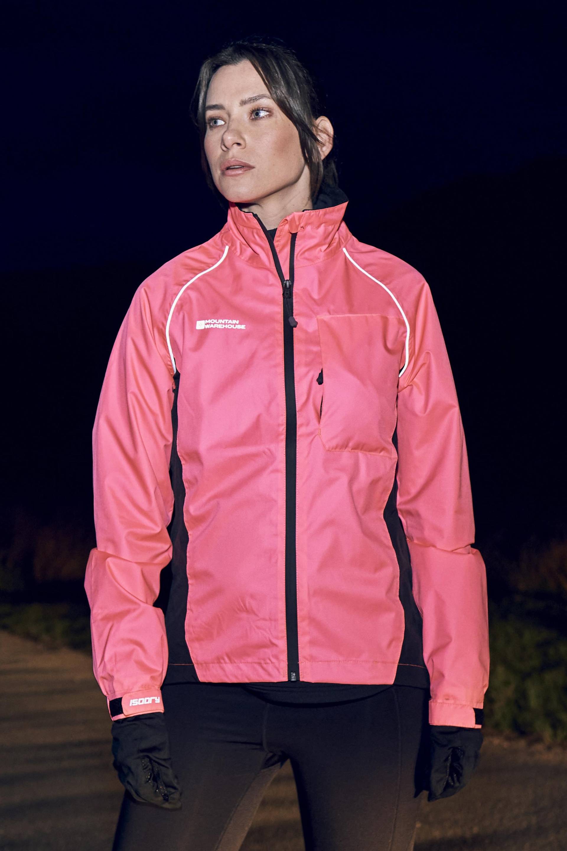 Adrenaline IsoViz Wasserdichte Damenjacke - Intensiv Pink von Mountain Warehouse