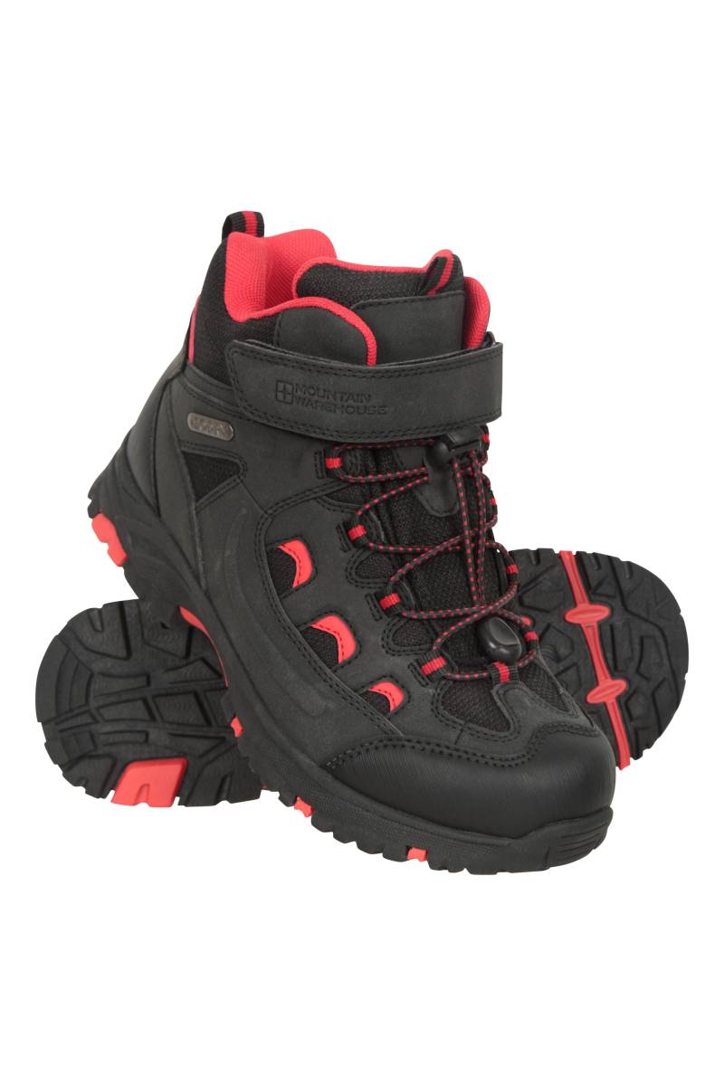 Adventurer Adaptive Kinderwanderstiefel - Schwarz von Mountain Warehouse