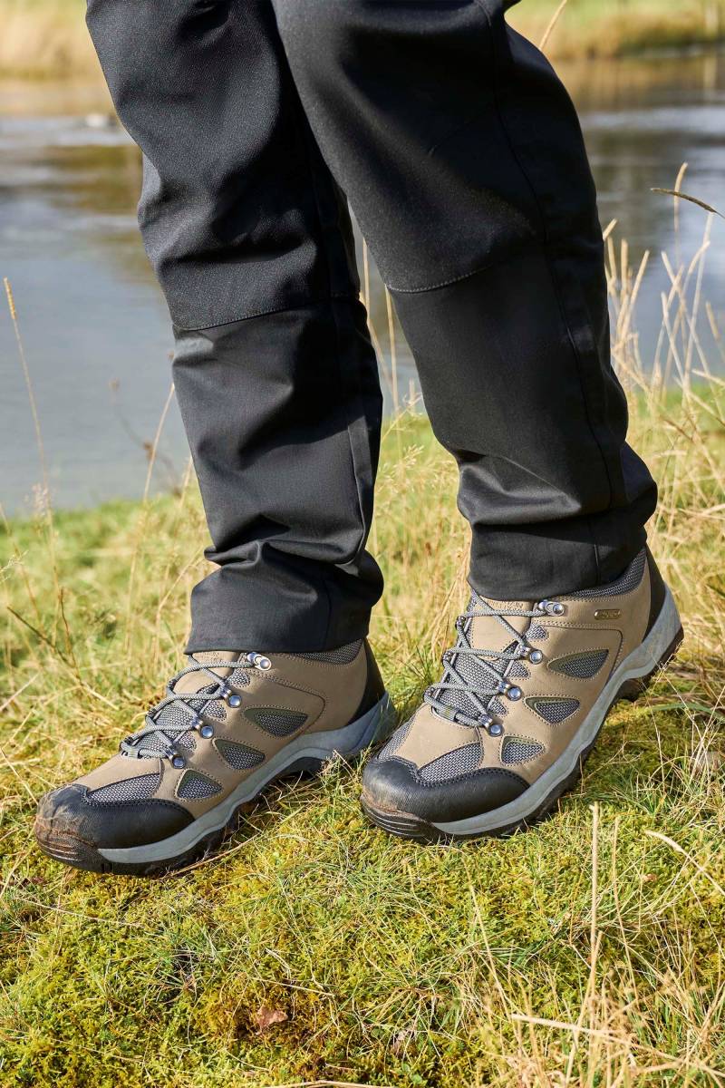 Adventurer Wasserdichte Wanderschuhe für Herren - Khaki von Mountain Warehouse