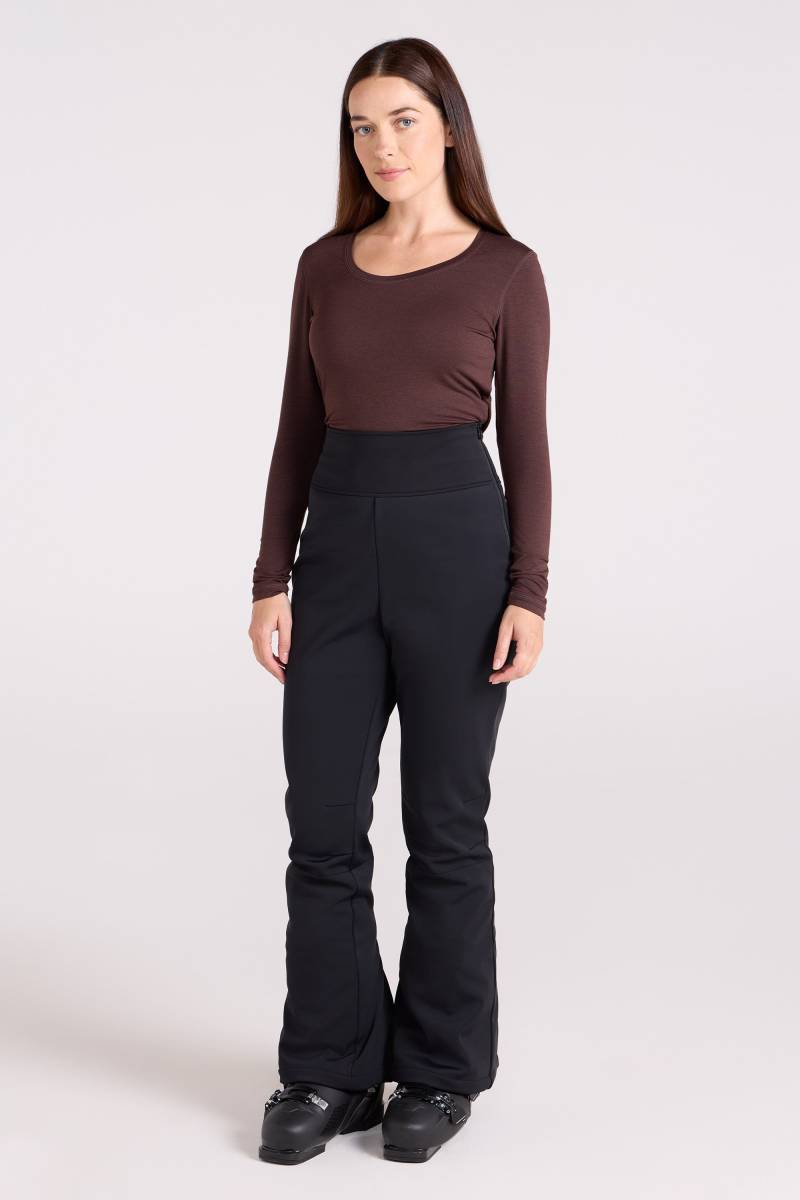 Afley Damen Ski-Leggings mit weitem Bein - Schwarz von Mountain Warehouse