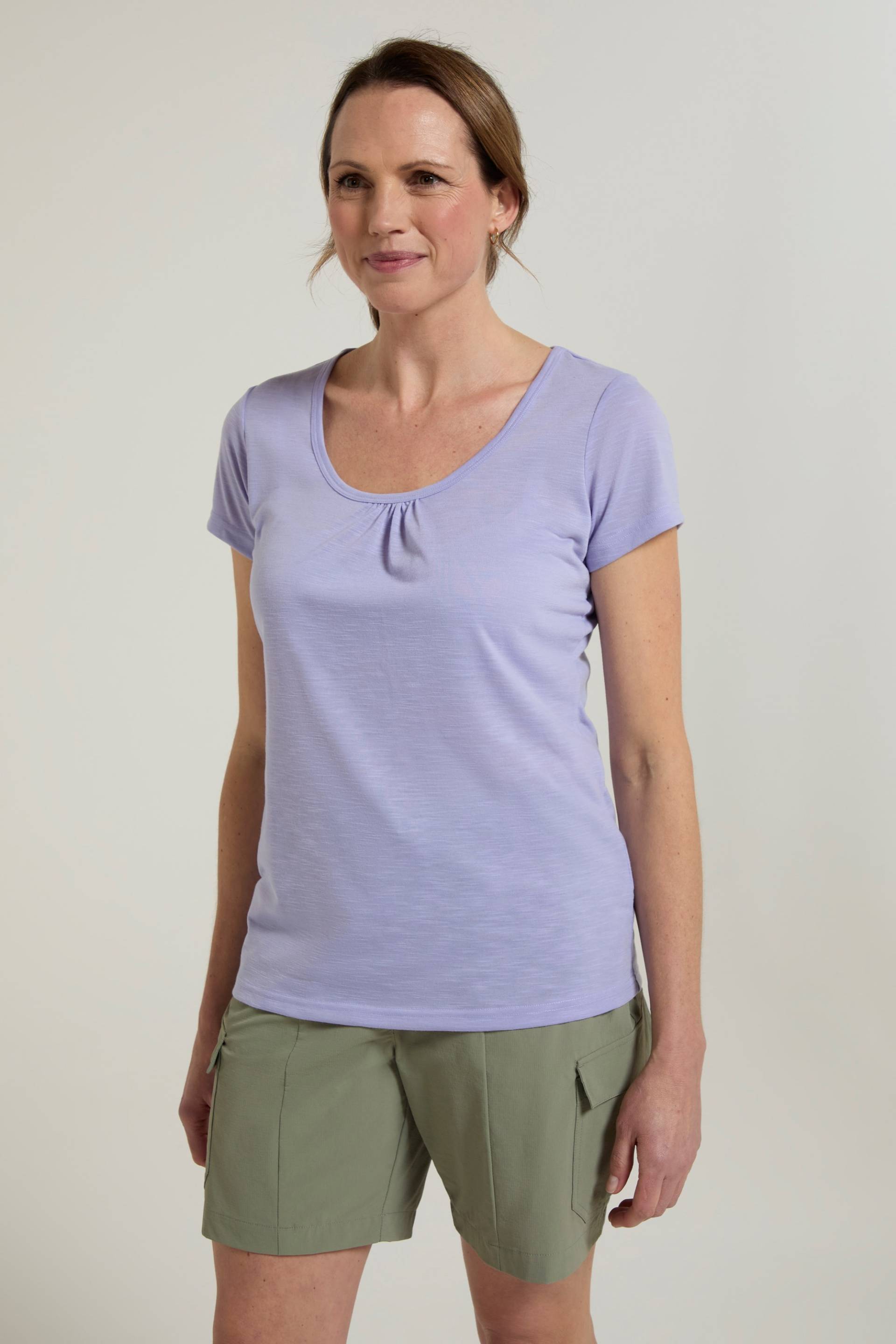 Agra Damen T-Shirt - Lila von Mountain Warehouse