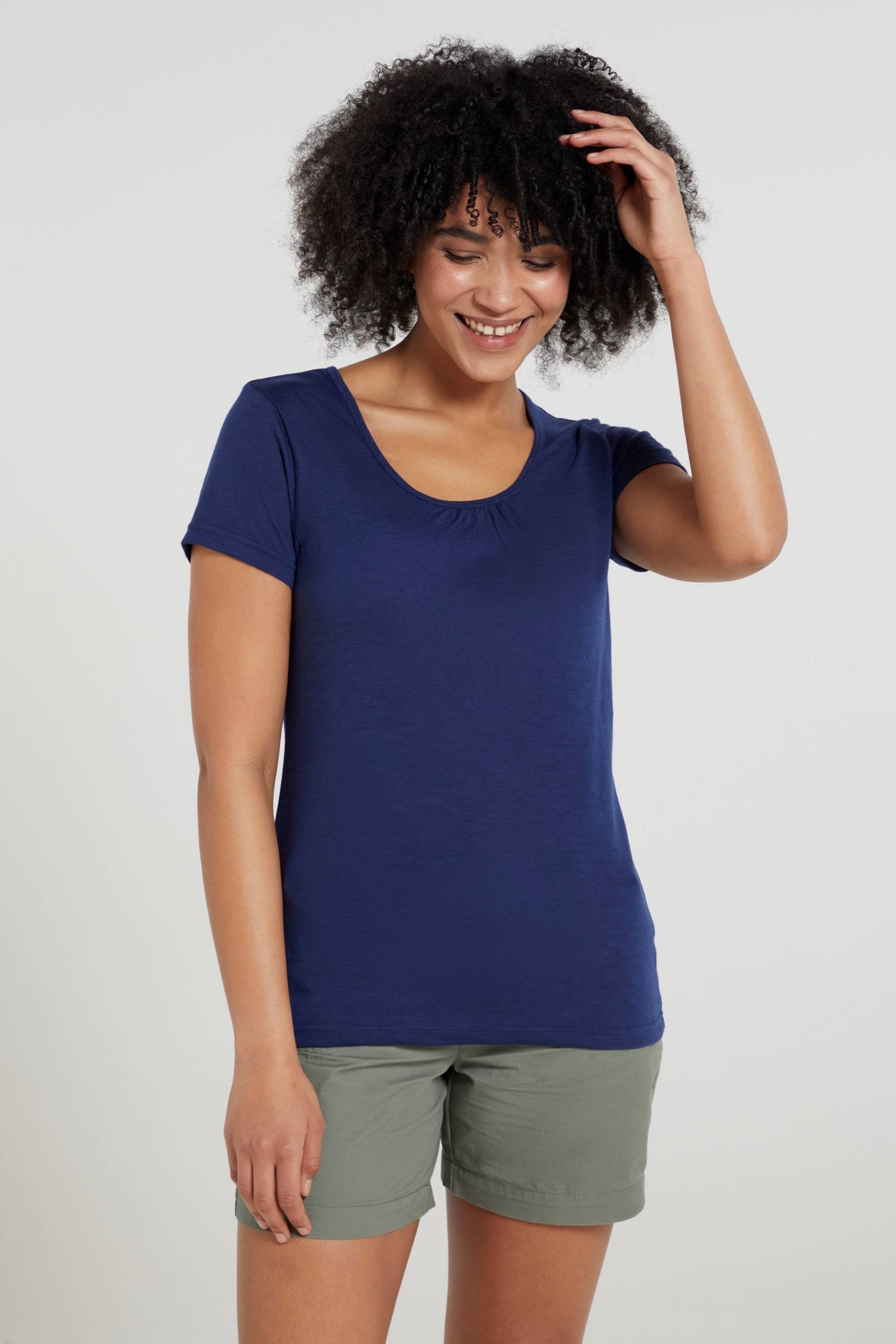 Agra Damen T-Shirt - Marineblau von Mountain Warehouse