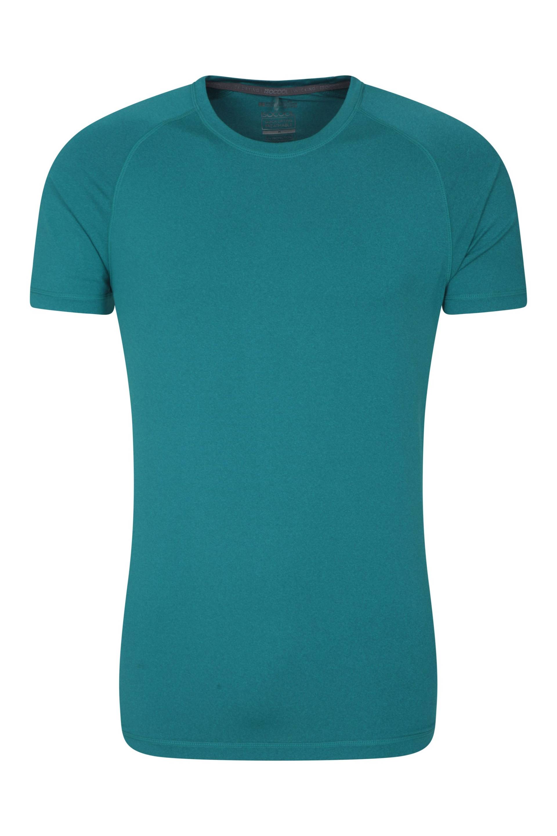 Agra Melange Herren T-Shirt - Dunkel Aquamarin von Mountain Warehouse