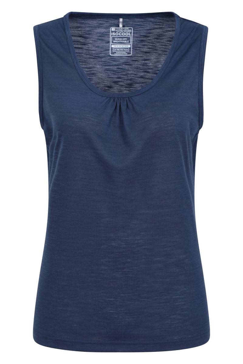 Agra Slub Damen Tank-Top - Marineblau von Mountain Warehouse
