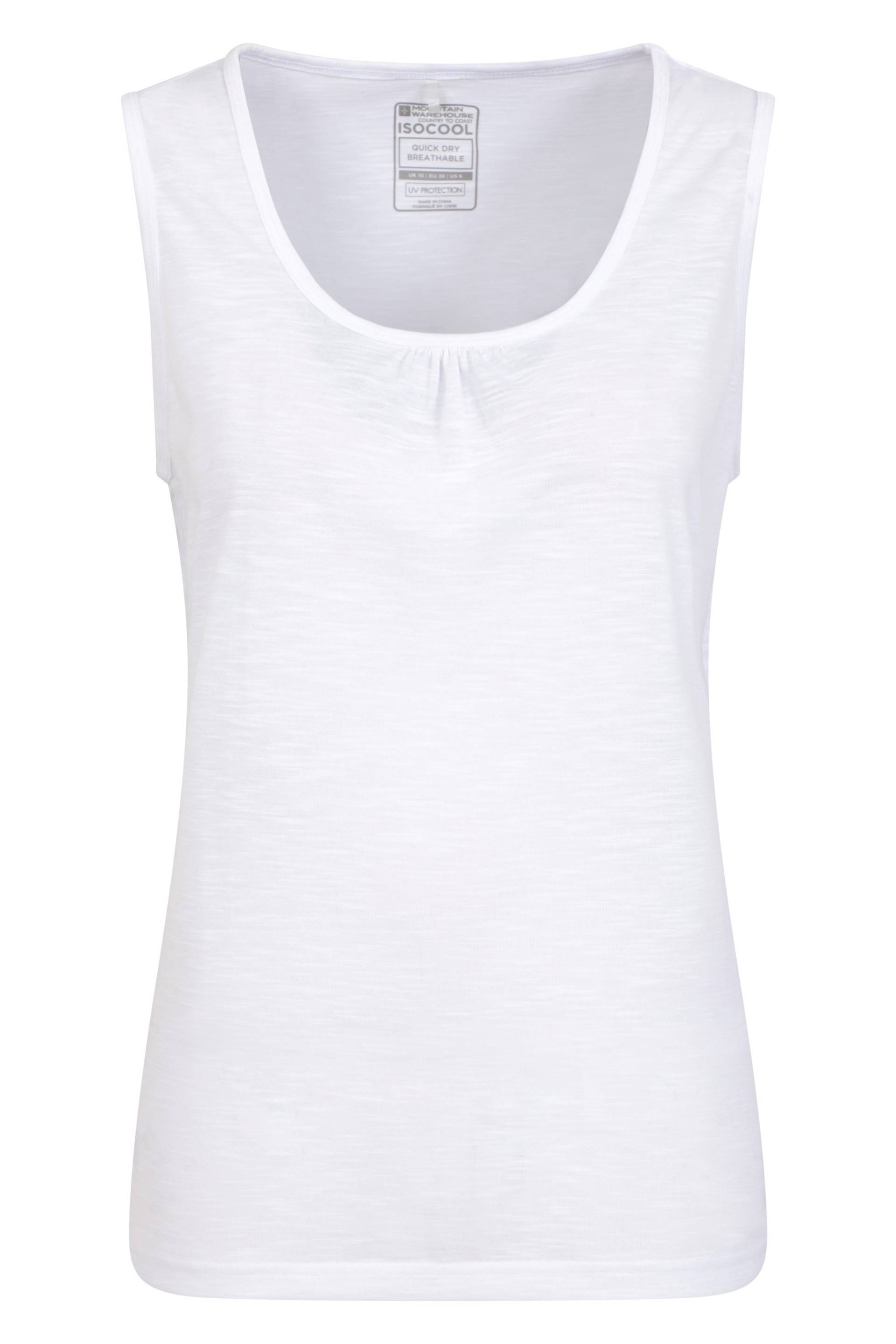 Agra Slub Damen Tank-Top - Weiss von Mountain Warehouse