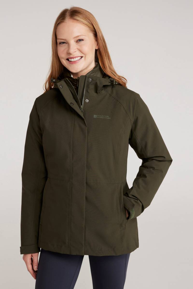 Alaskan Damen 3-in-1Kurzjacke - Khaki Alaskan Damen 3-in-1Kurzjacke - Khaki von Mountain Warehouse