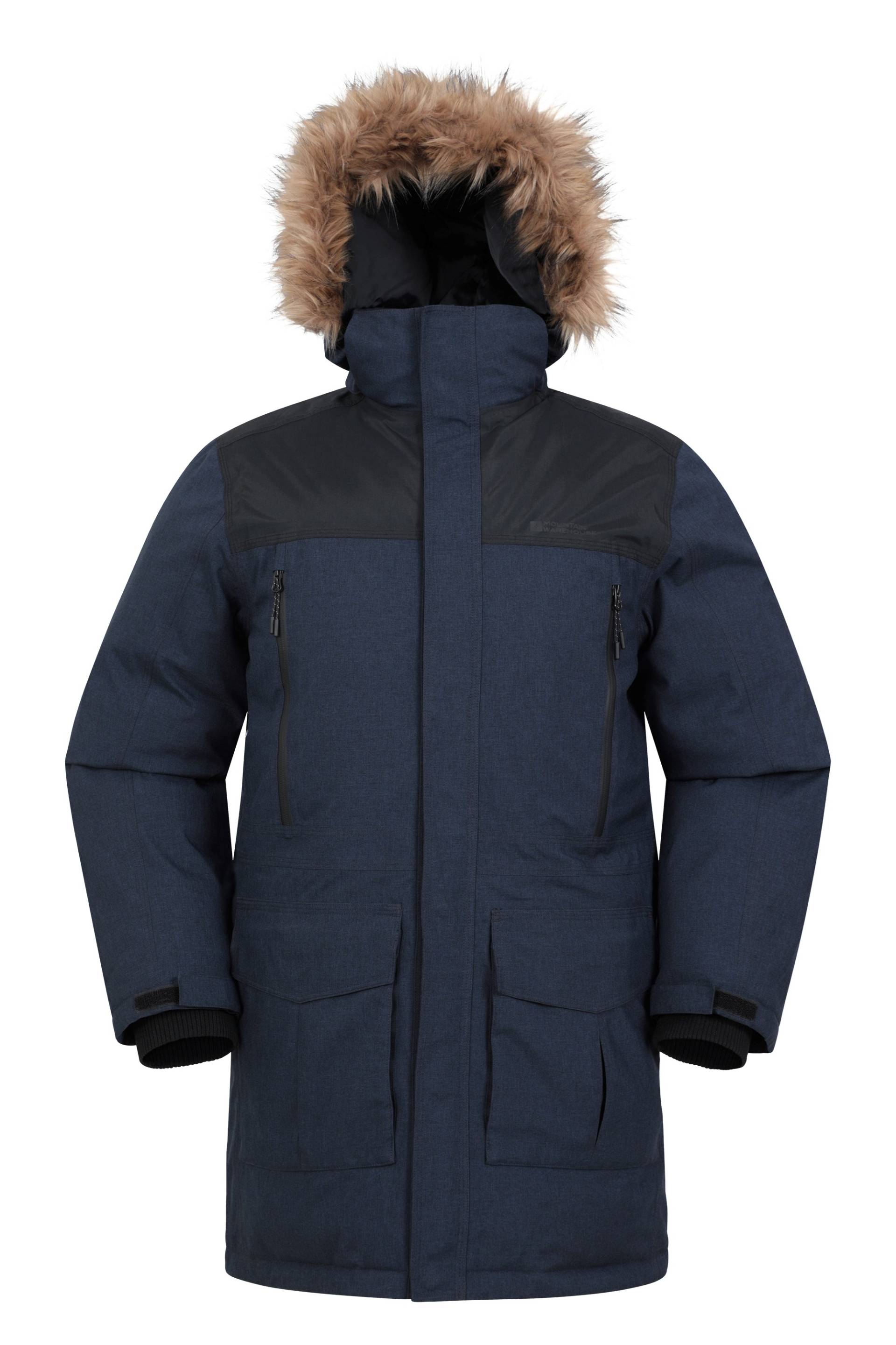 Antarctic Extreme Wasserdichte Herren-Daunenjacke - Dark Blau von Mountain Warehouse