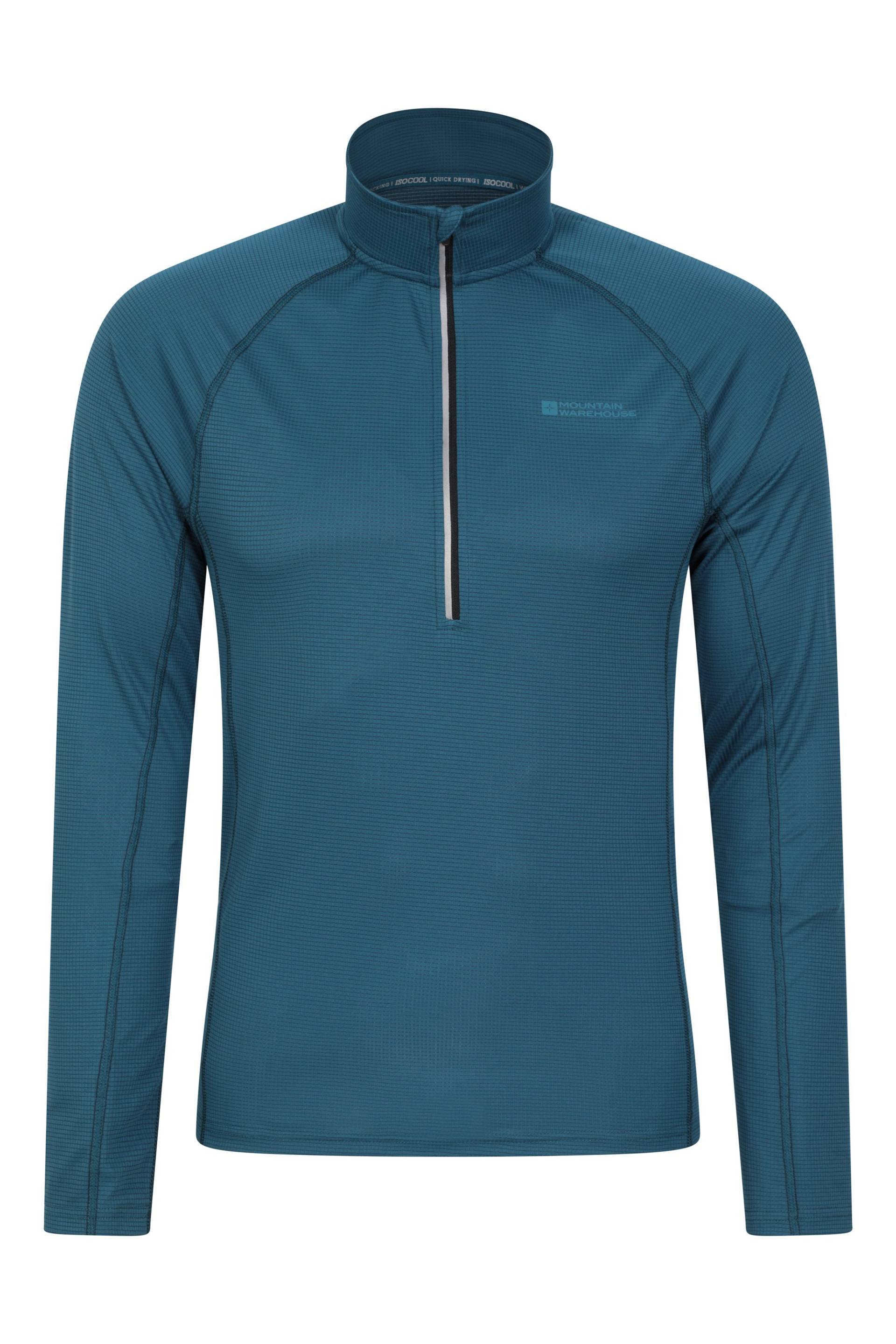 Approach Leichter Active Herren-Midlayer - Dunkel Türkis von Mountain Warehouse