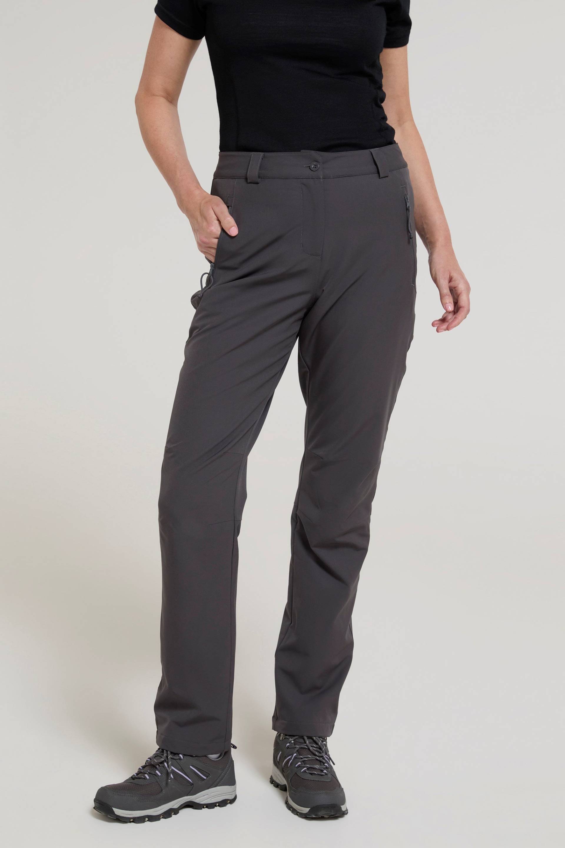 Arctic II Fleecegefütterte Damenhose mit Stretch - Grau Arctic II Fleecegefütterte Damenhose mit Stretch - Grau von Mountain Warehouse