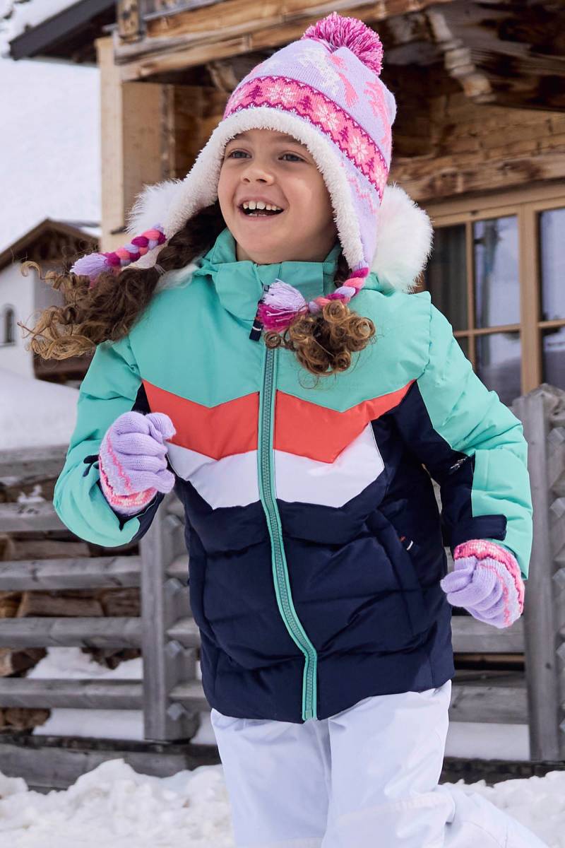 Arctic Wasserabweisende Kinder-Skijacke - Hell Aquamarin von Mountain Warehouse