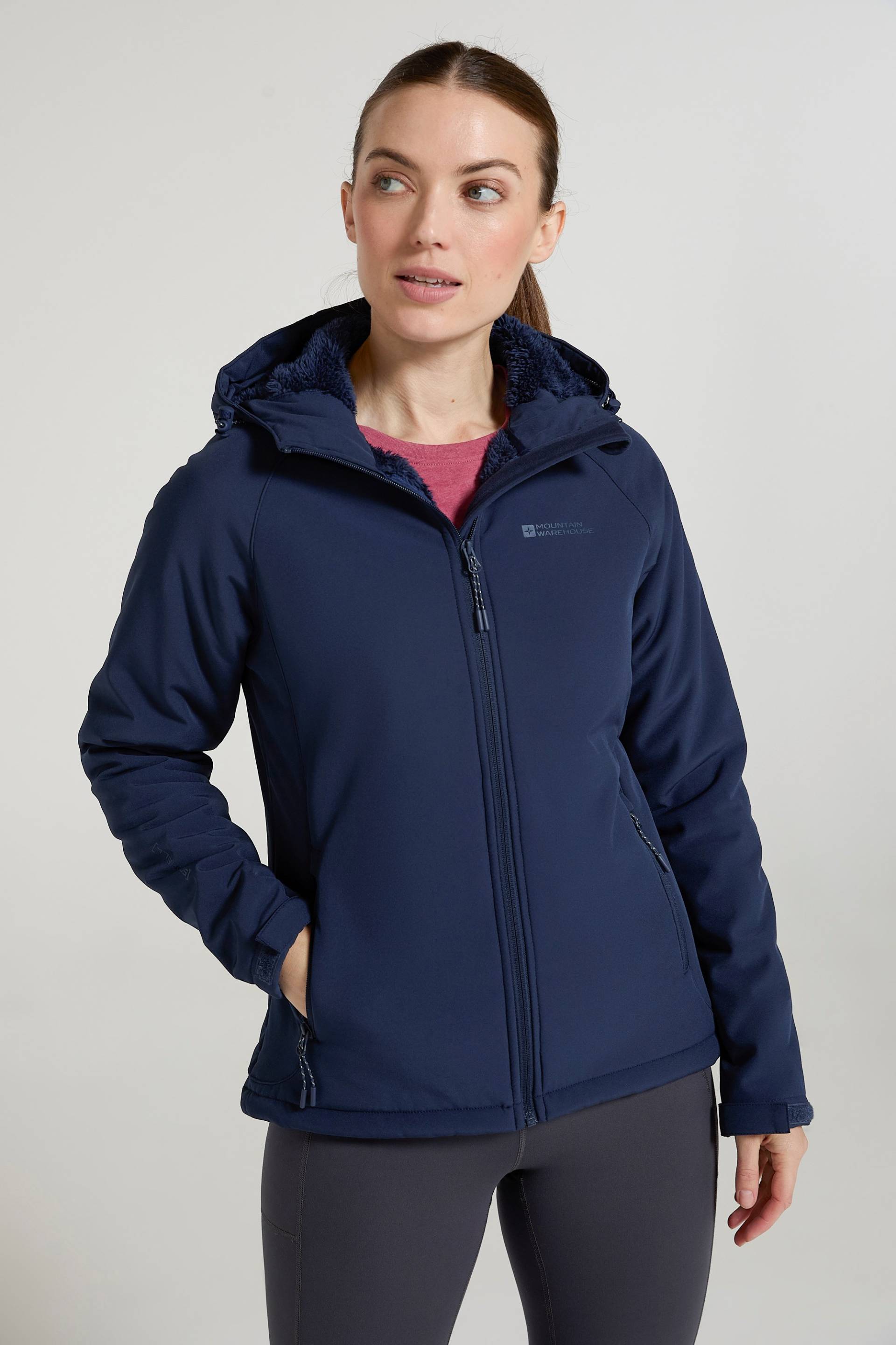 Arctic wasserabweisende Softshelljacke für Damen - Dark Blau von Mountain Warehouse