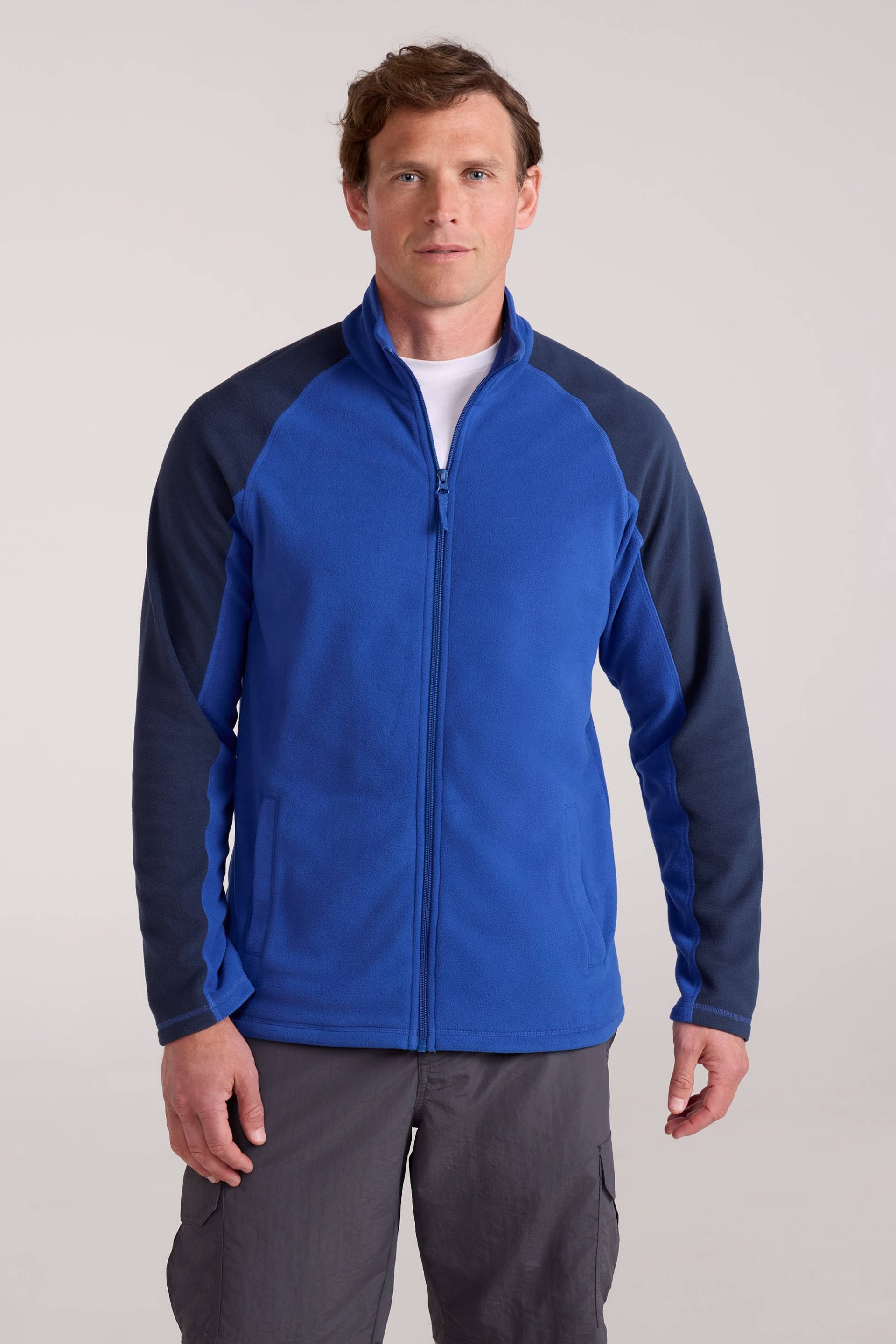 Ashbourne Herren-Fleecejacke - Blau von Mountain Warehouse