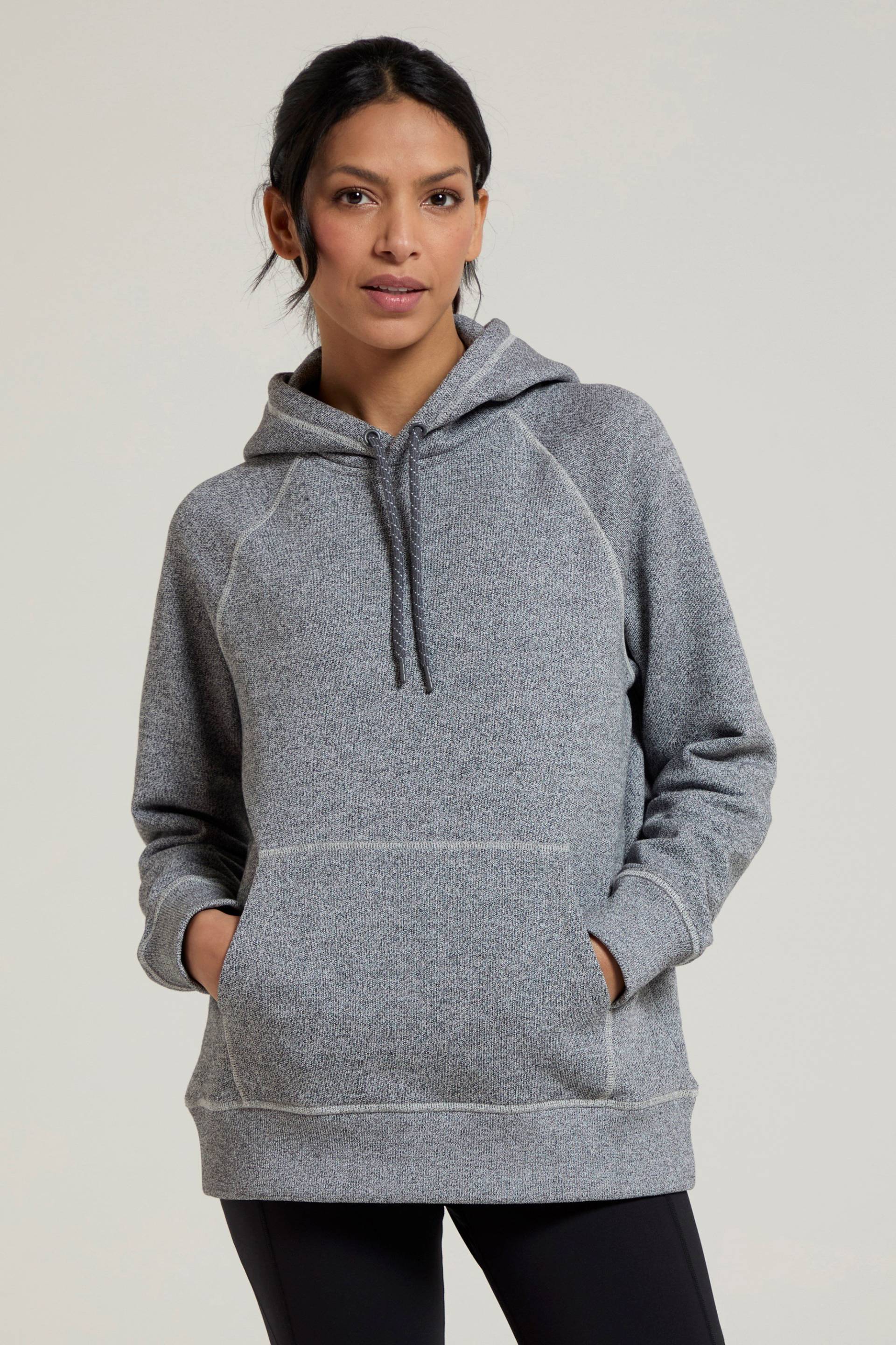 Auckland Strukturierter Kapuzenpullover für Damen - Grau von Mountain Warehouse