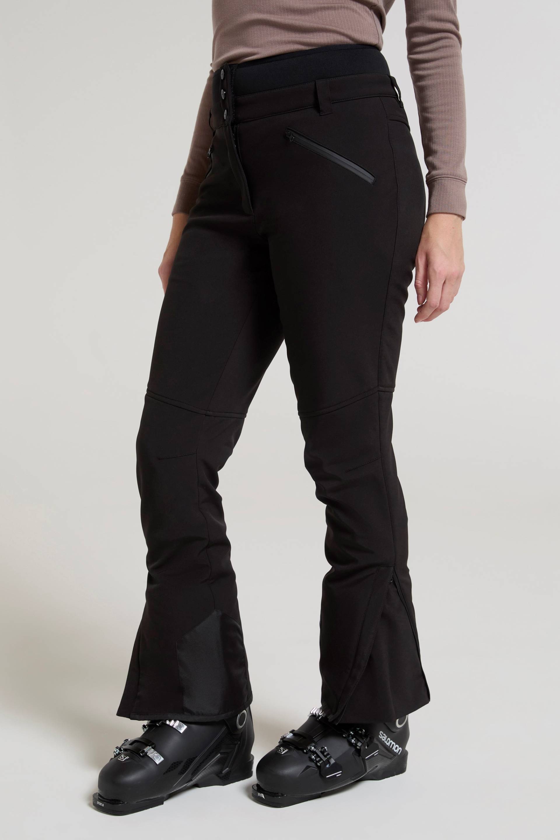 Avalanche High-Waist Damen Skihose - Schwarz von Mountain Warehouse