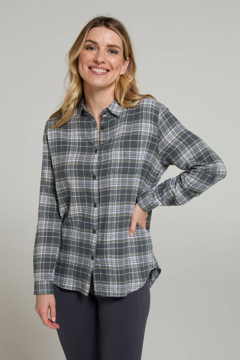 Balsam Damen Aufgerautes Flanellhemd - Grün von Mountain Warehouse