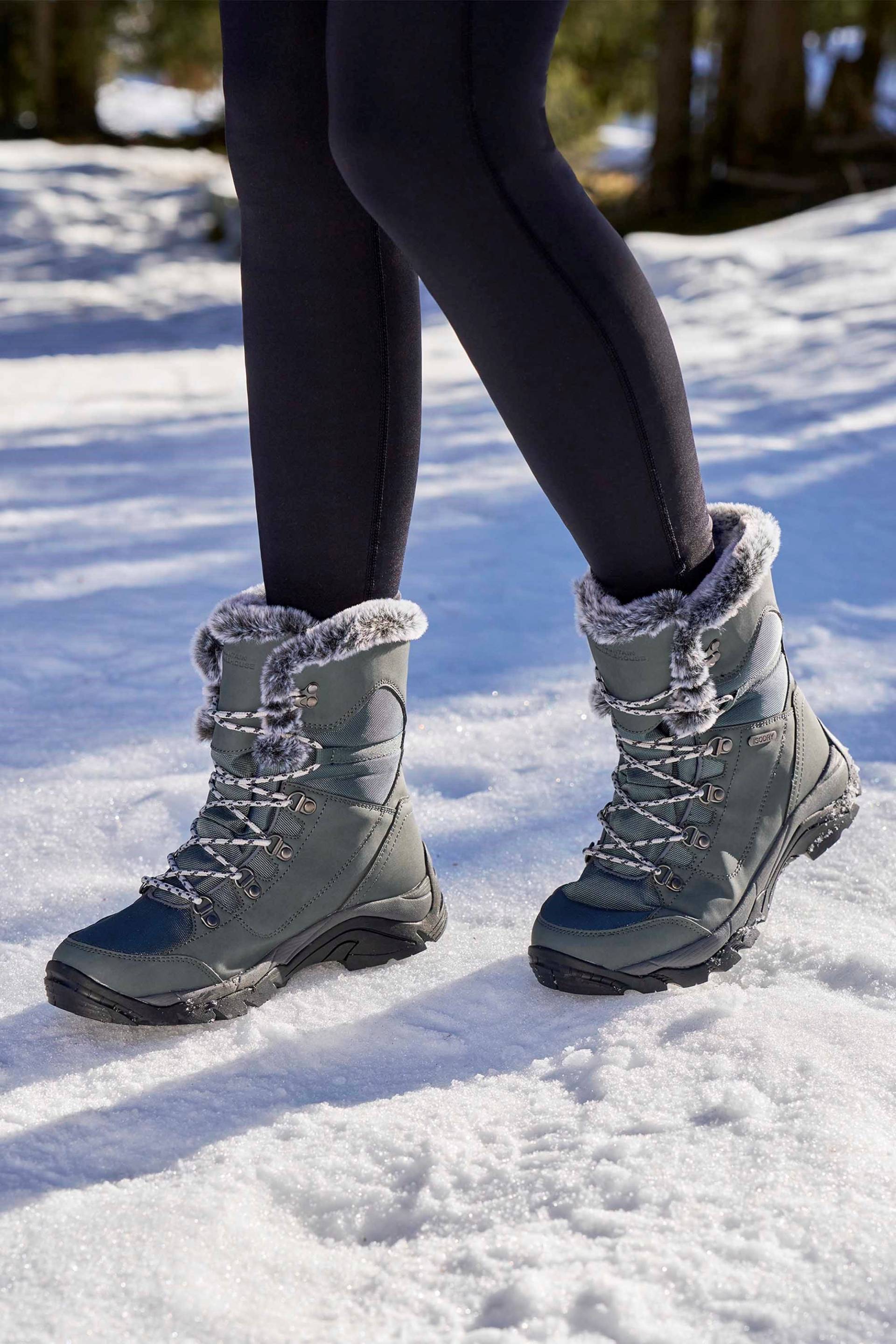 Banff wasserdichte Schneestiefel für Damen - Dunkel Türkis von Mountain Warehouse
