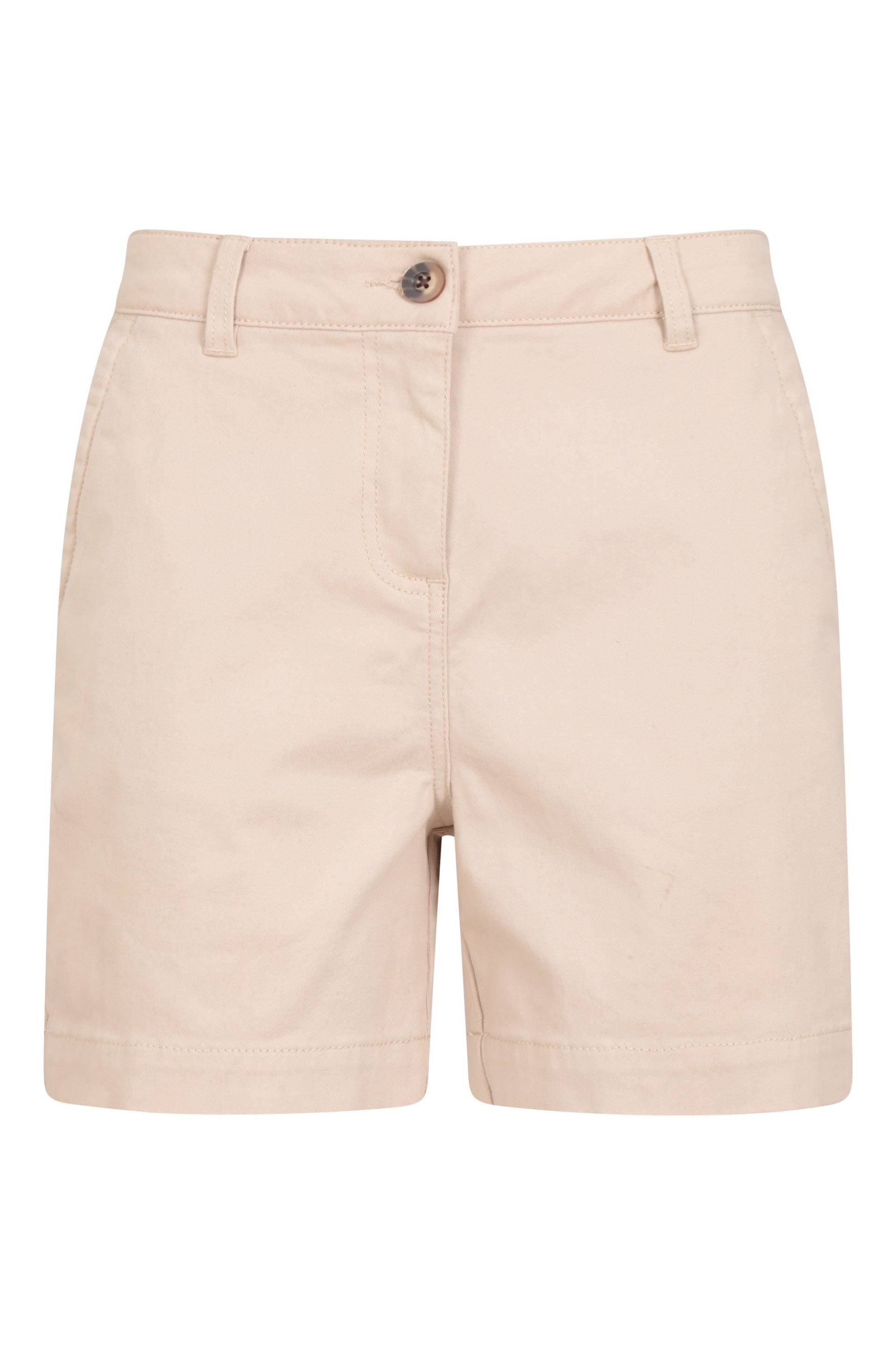 Bay Bio-Baumwoll Damen Chino-Shorts - Beige von Mountain Warehouse