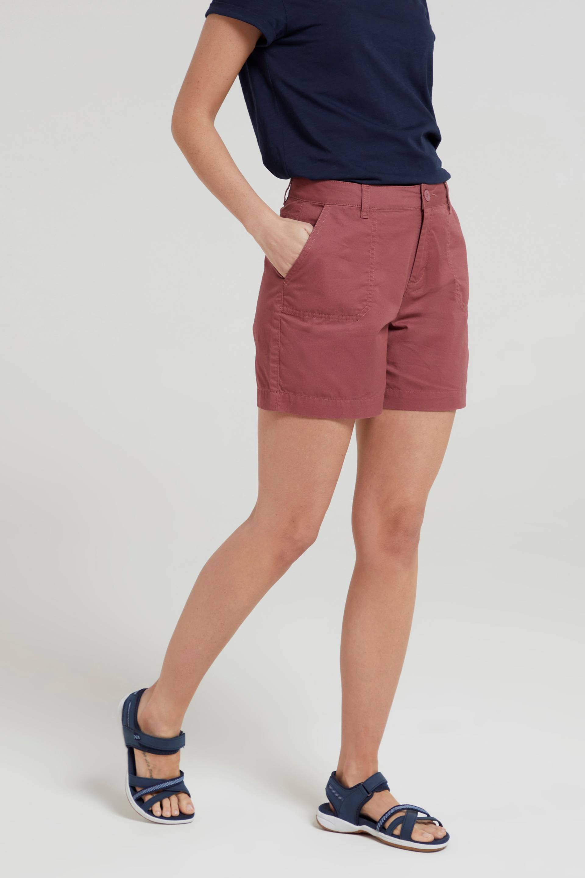 Bayside Bio-Shorts für Damen - Dunkel-Pink von Mountain Warehouse
