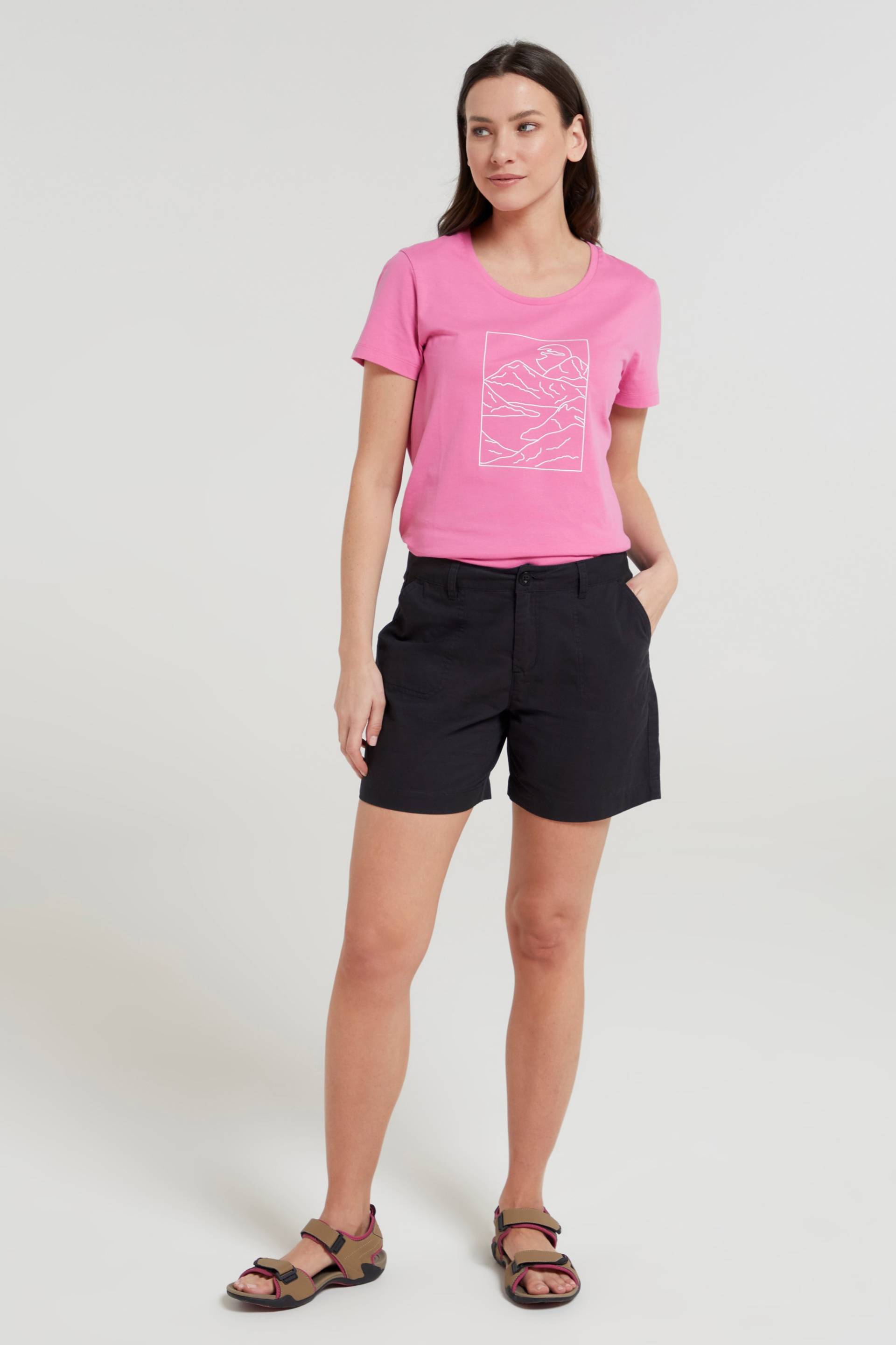 Bayside Bio-Shorts für Damen - Schwarz von Mountain Warehouse