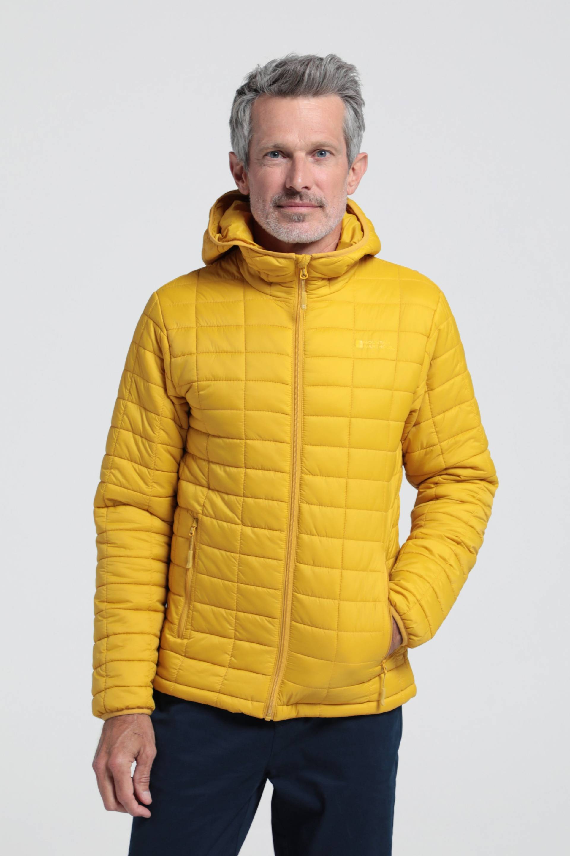 Bedrock Gepolsterte Jacke für Herren - Gelb von Mountain Warehouse