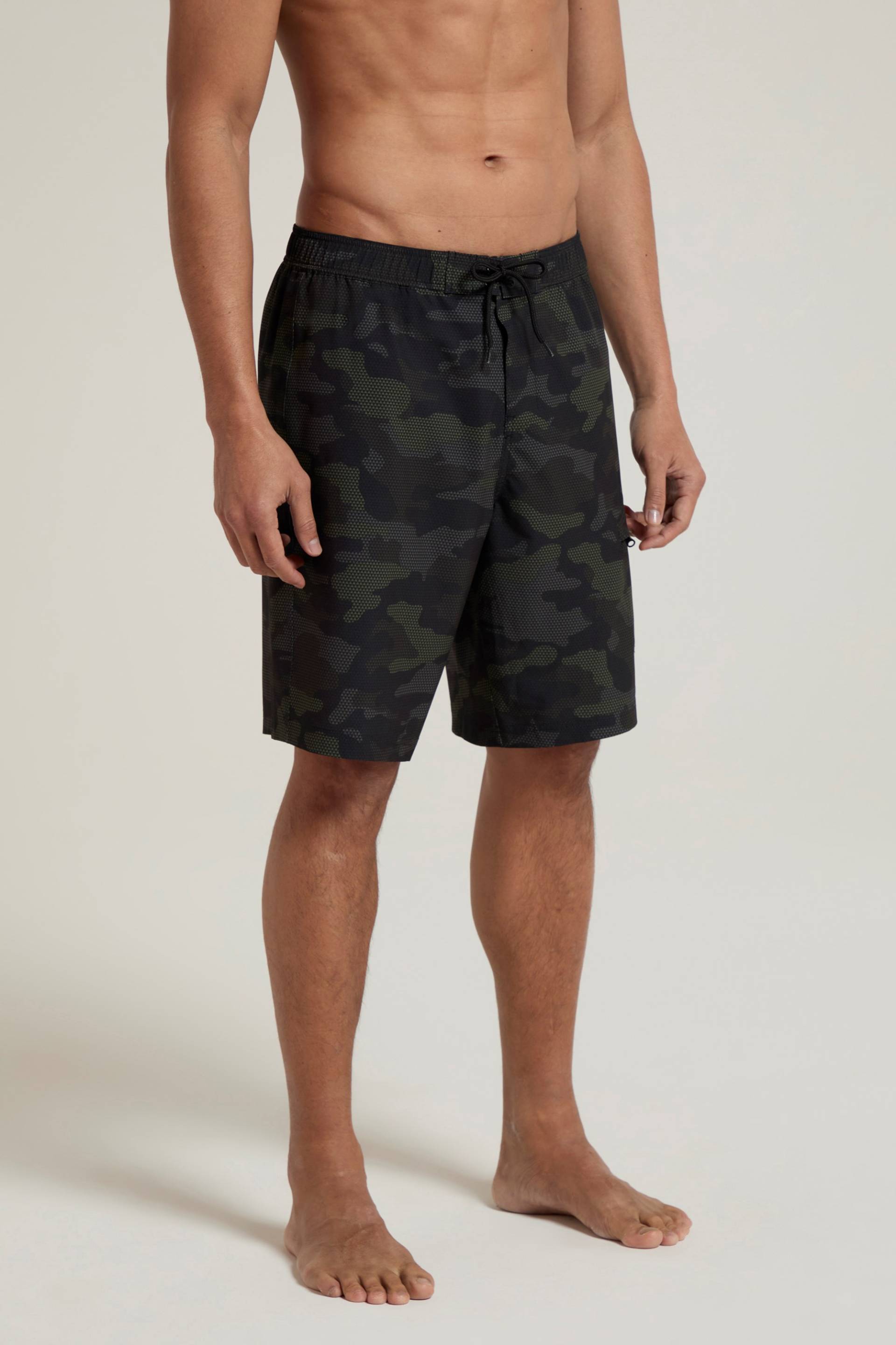 Bedruckte Badeshorts Herren - Grün von Mountain Warehouse