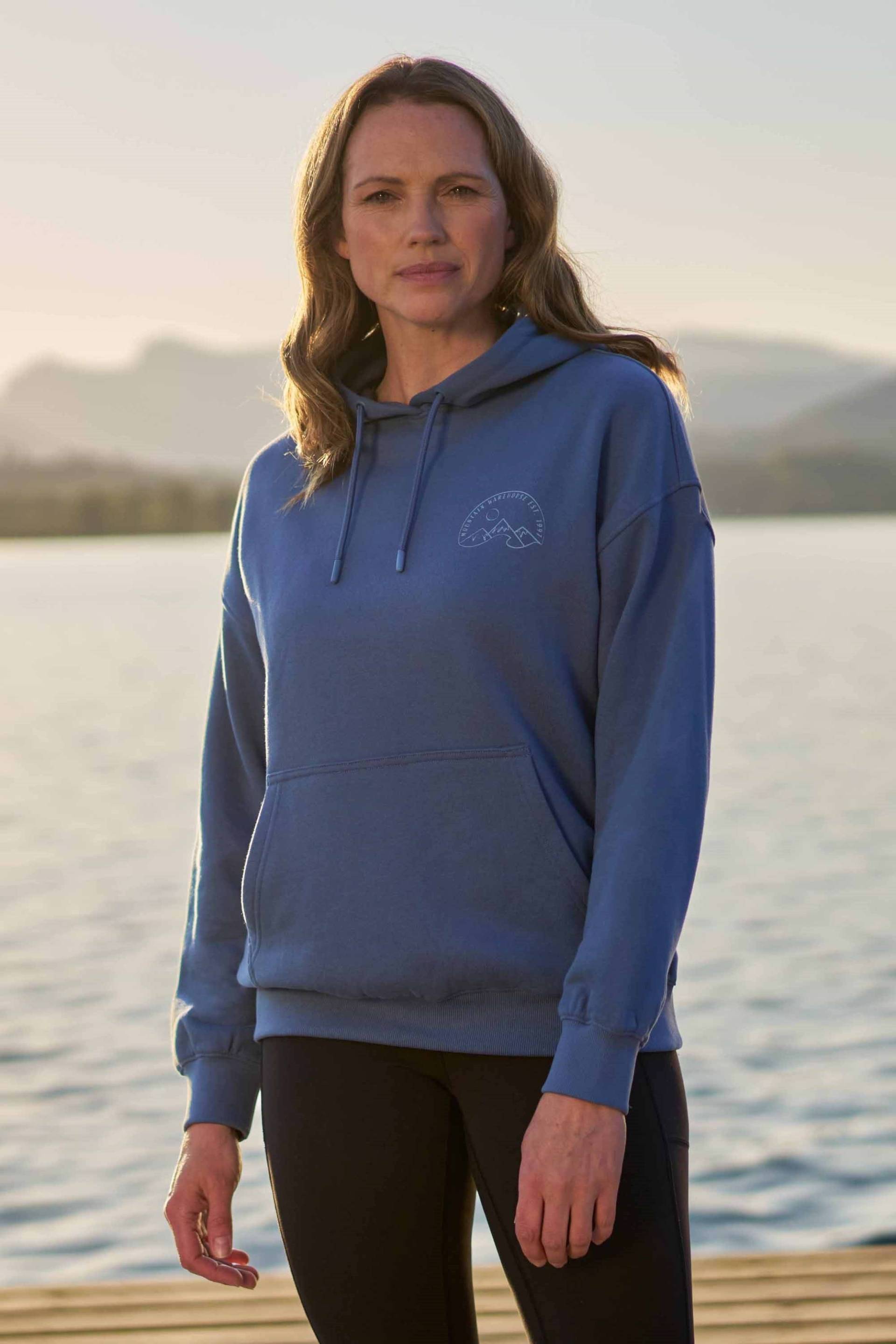 Mountain Wave Damen-Hoodie mit lockerer Passform - Blau von Mountain Warehouse