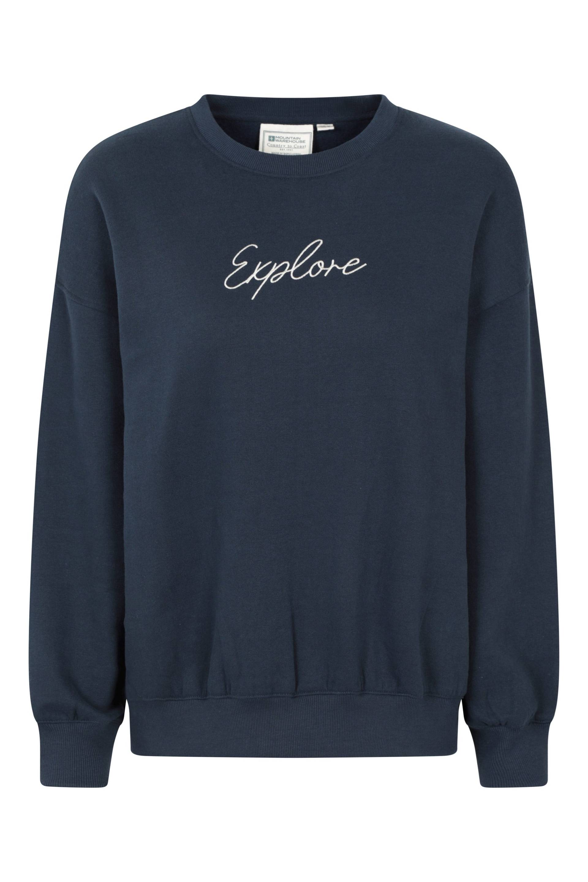 Bedrucktes Damen Sweatshirt - Blau von Mountain Warehouse