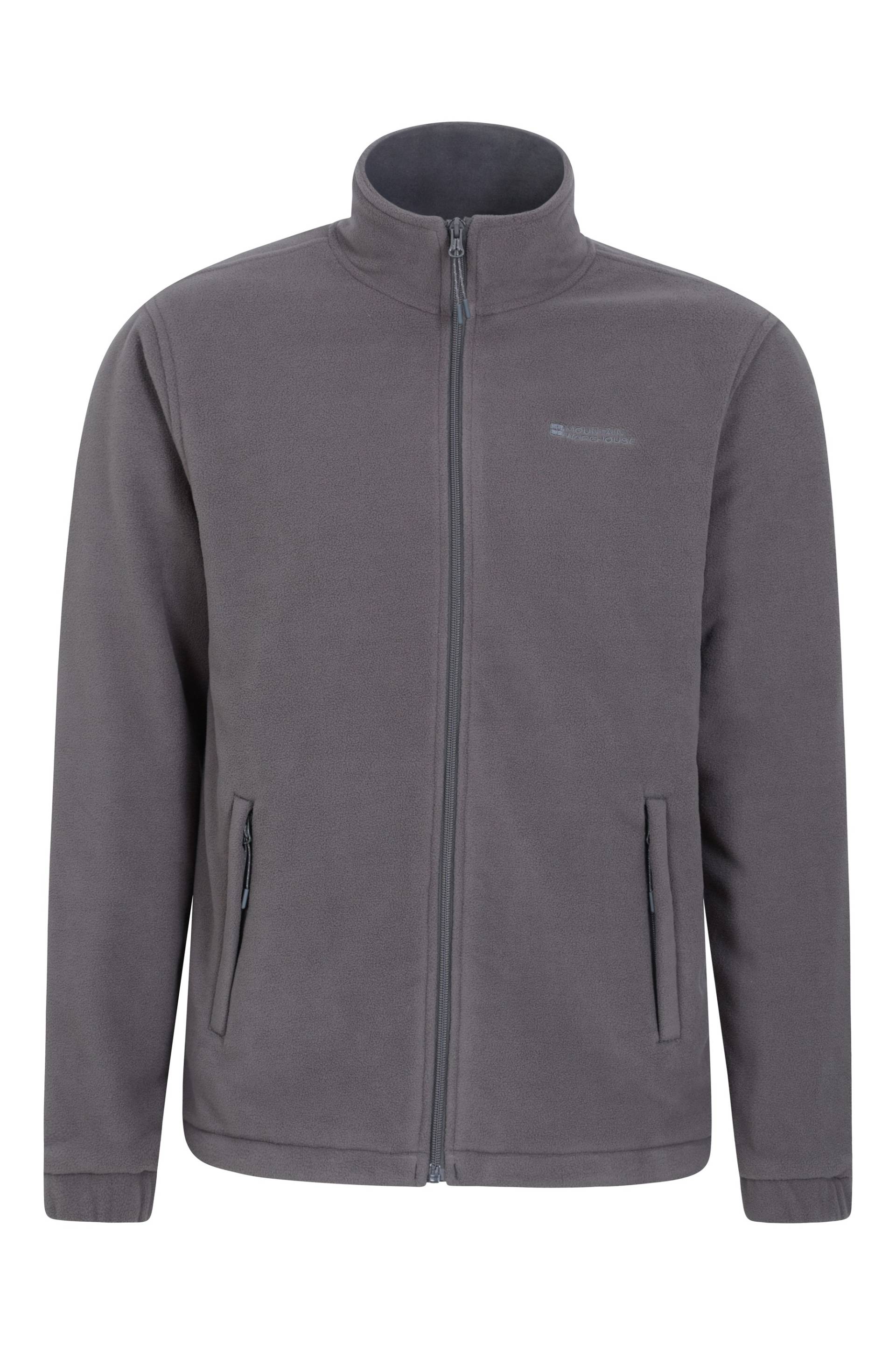 Bernard II Windundurchlässiges Herren-Fleece - Grau von Mountain Warehouse