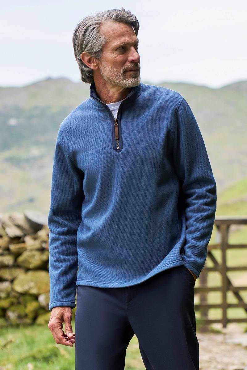 Beta Contrast Herren Reißverschluss-Oberteil - von Mountain Warehouse