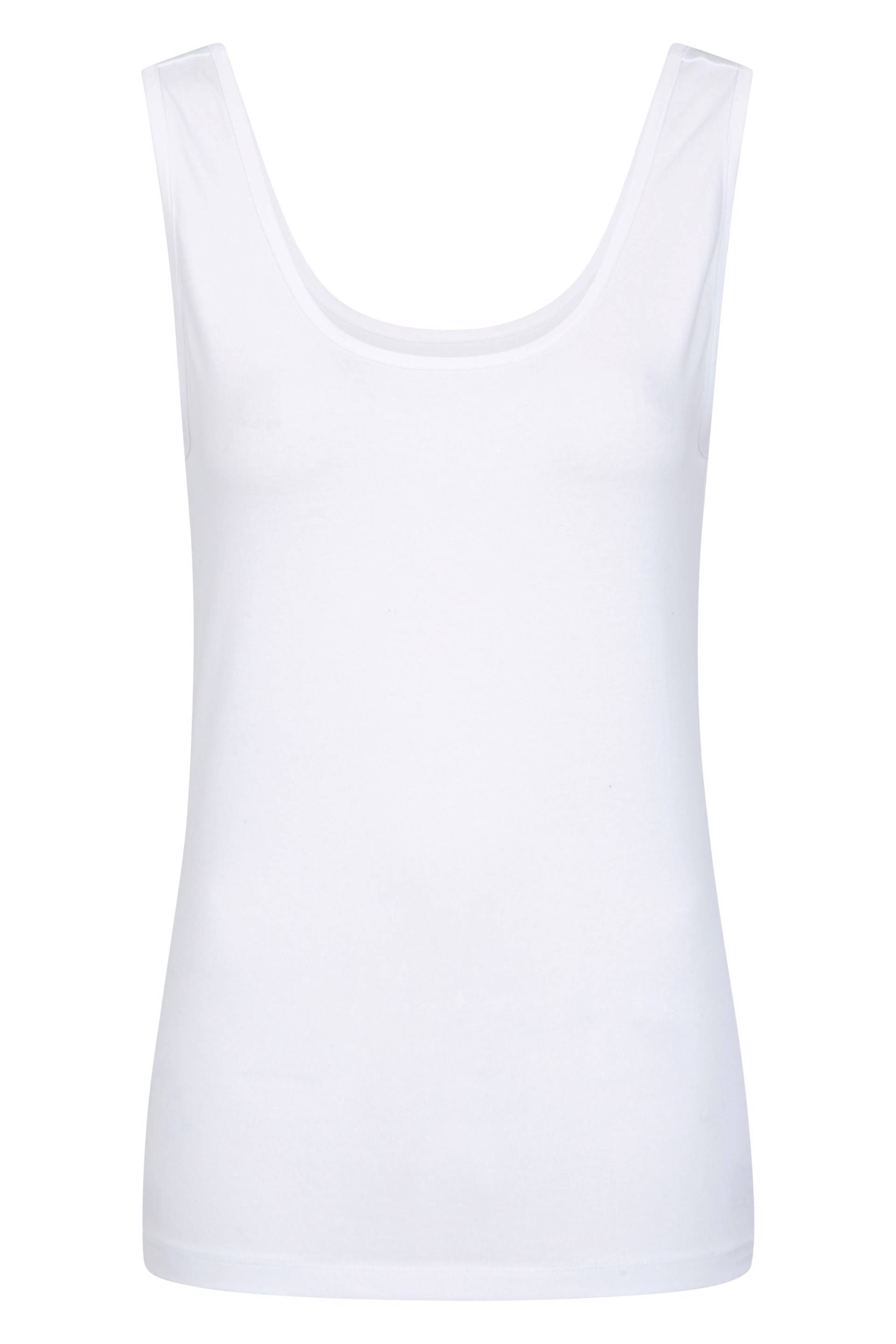 Bio-Baumwoll Damen Rundhals Tank-Top - Weiss von Mountain Warehouse