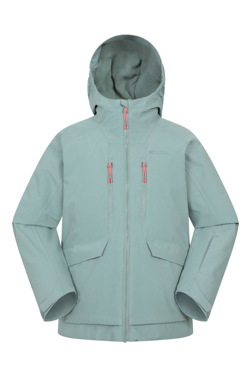 Blizzard Extreme Wasserdichte Kinder-Skijacke - Grün von Mountain Warehouse