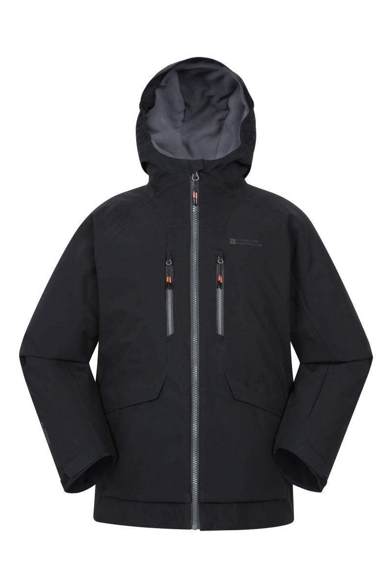 Blizzard Extreme Wasserdichte Kinder-Skijacke - Schwarz von Mountain Warehouse