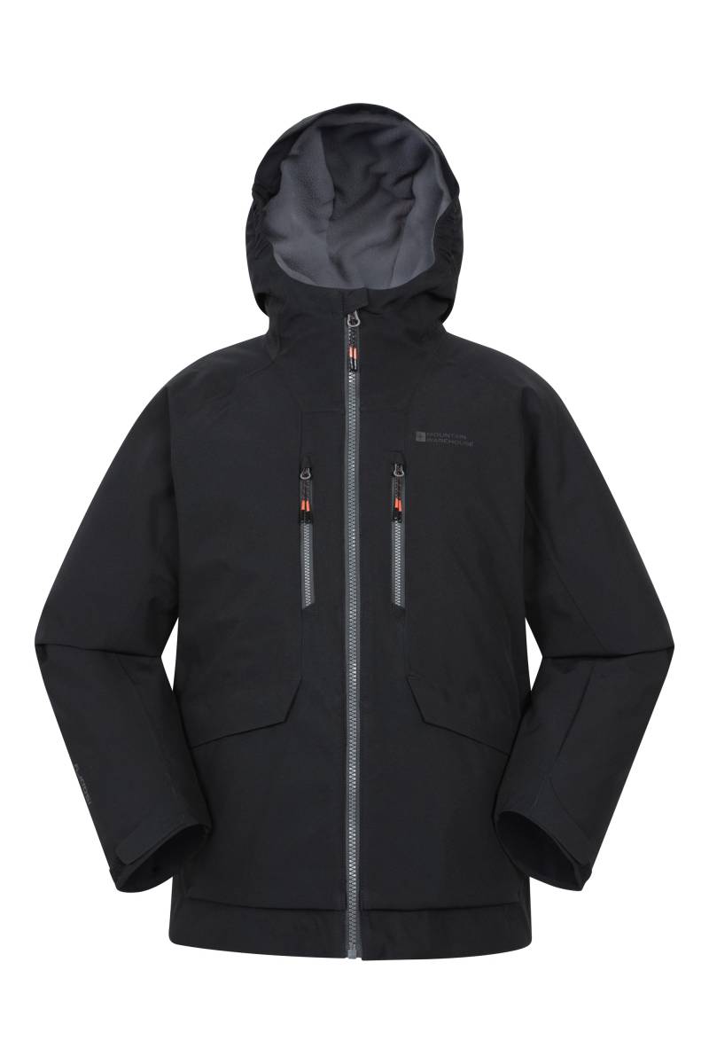 Blizzard Extreme Wasserdichte Kinder-Skijacke - Schwarz von Mountain Warehouse