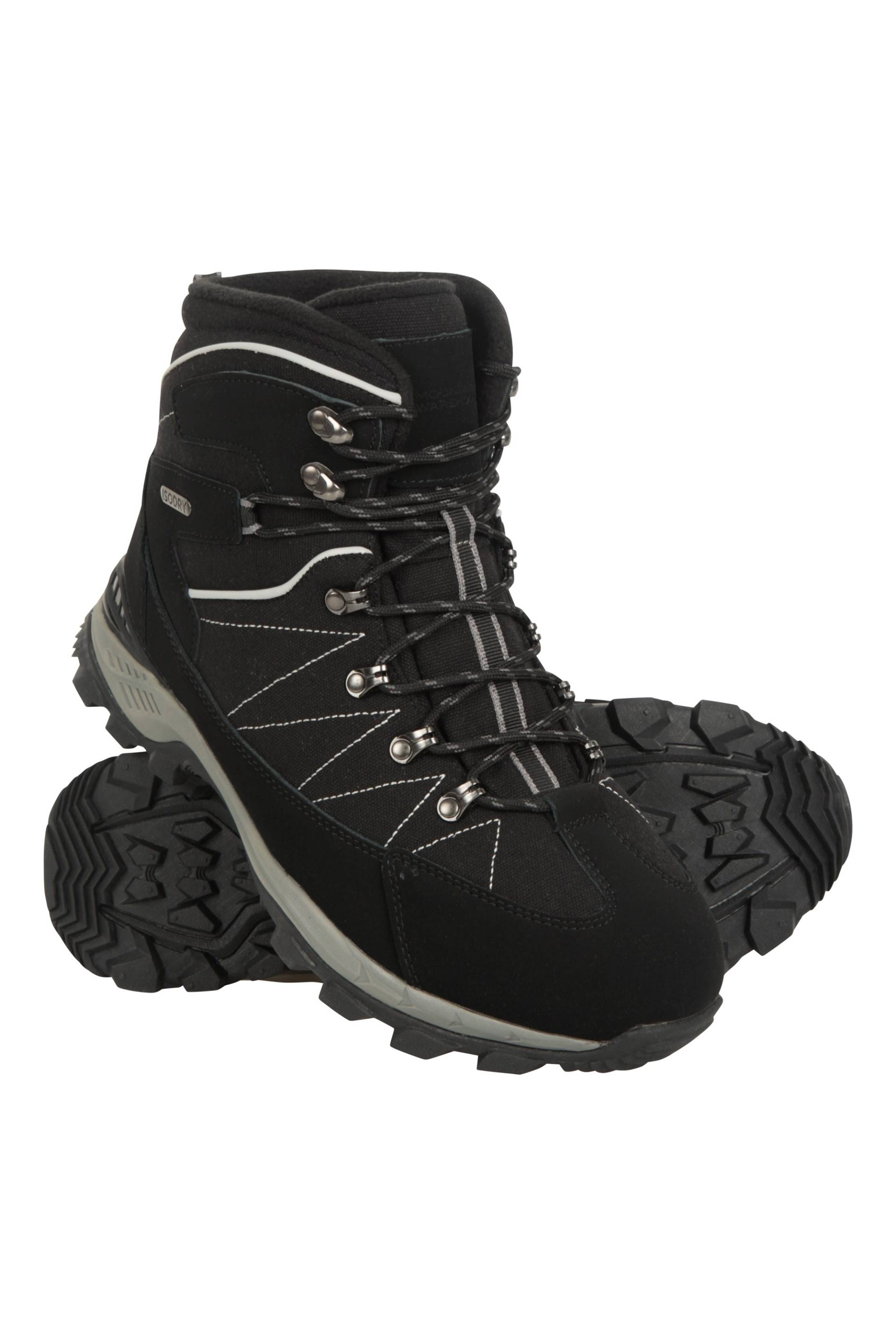 Boulder Herren Winter-Trekking-Stiefel - Grau von Mountain Warehouse