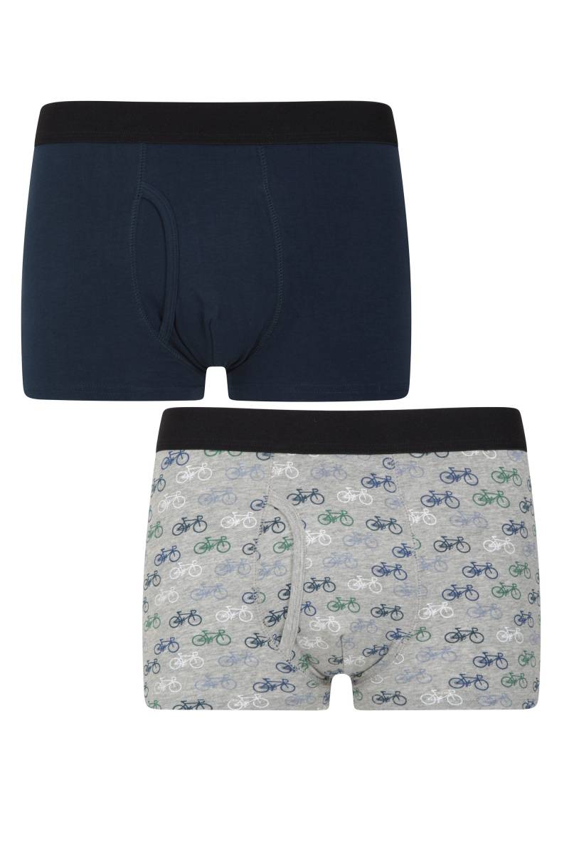 Boxershorts mit Druckmuster für Herren, Mehrfachpackung - Marineblau von Mountain Warehouse